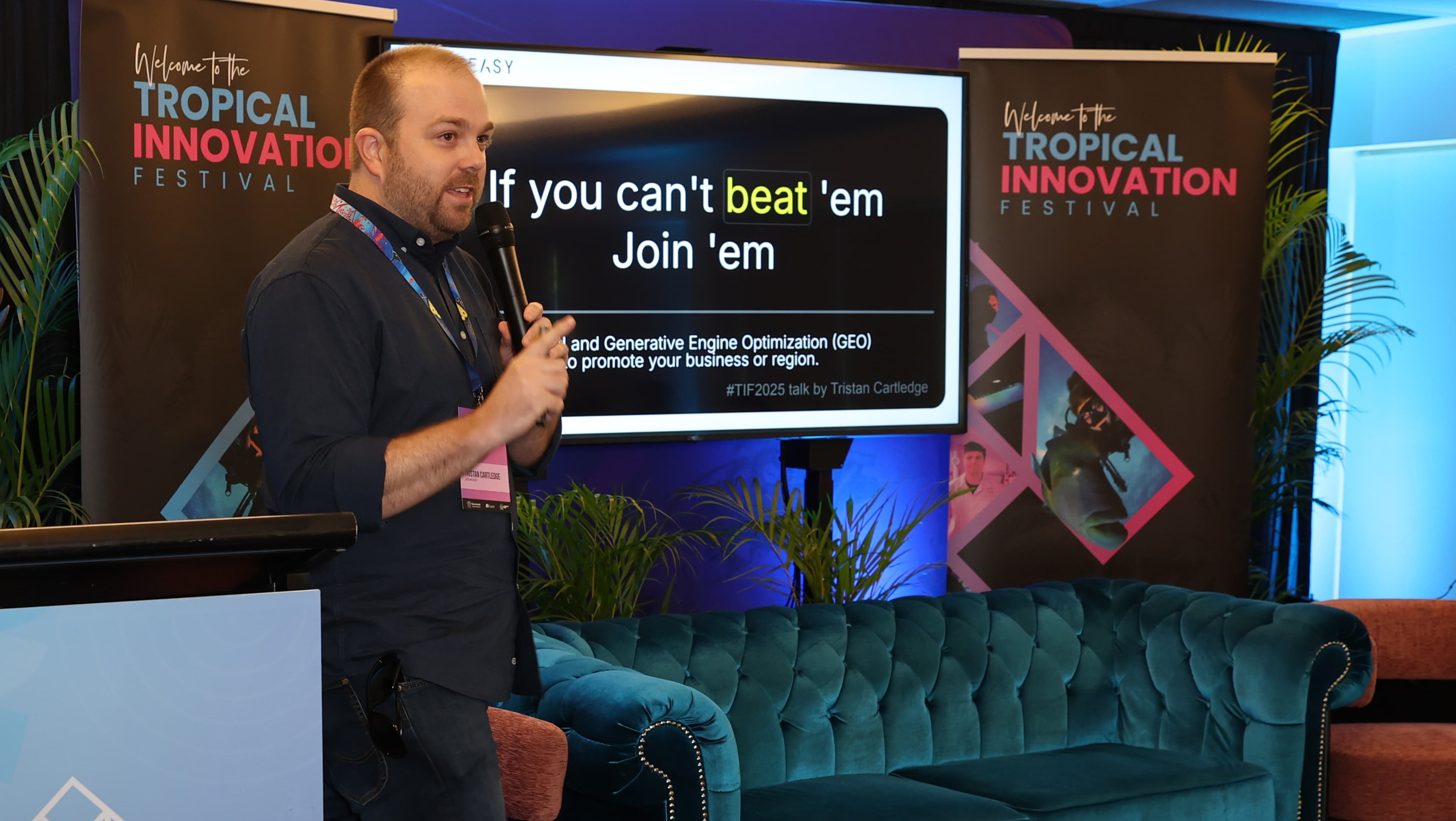 Tristan Cartledge at an event