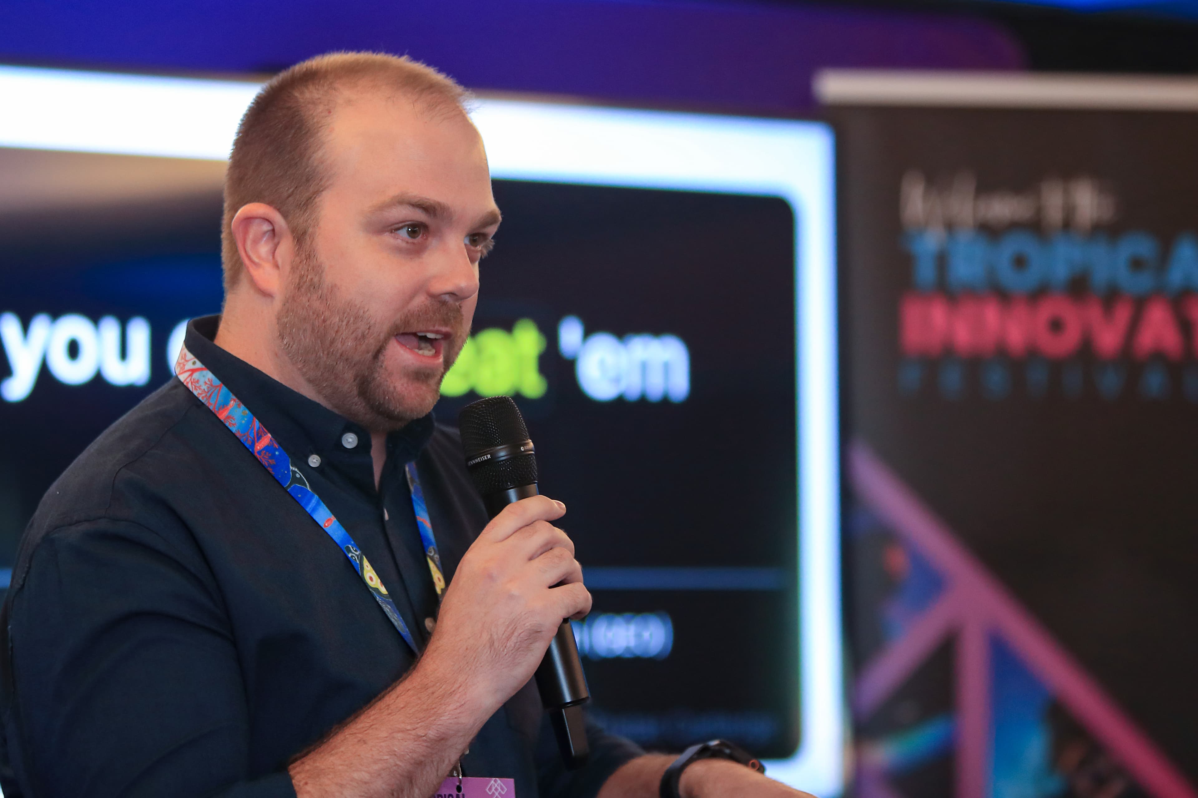 Tristan Cartledge at an event